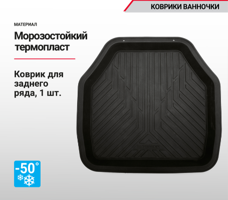 Коврик AUTOPROFI (TER-150r BK)
