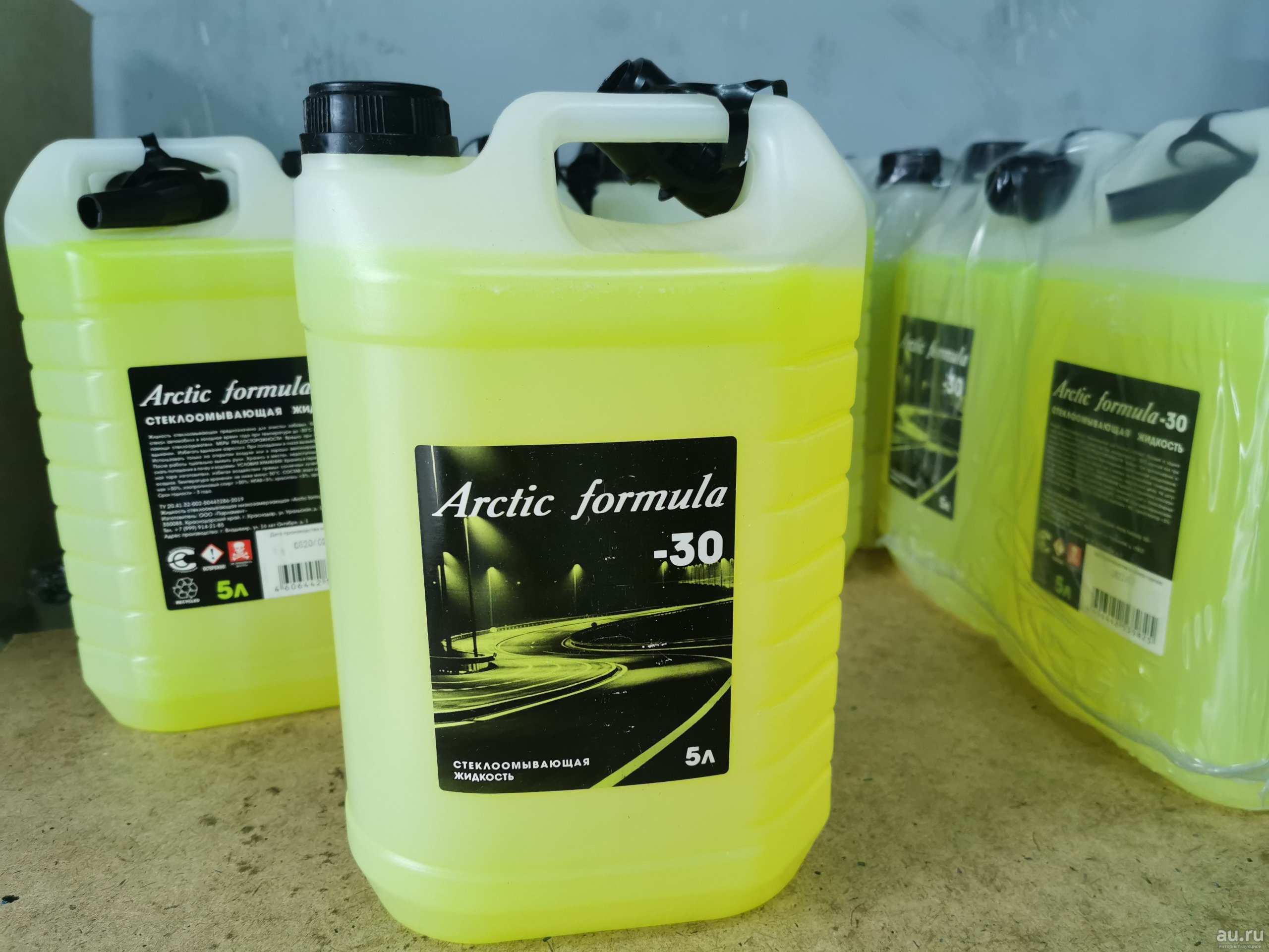 Омыватель стекол "ARCTIC FORMULA" -30C 5л