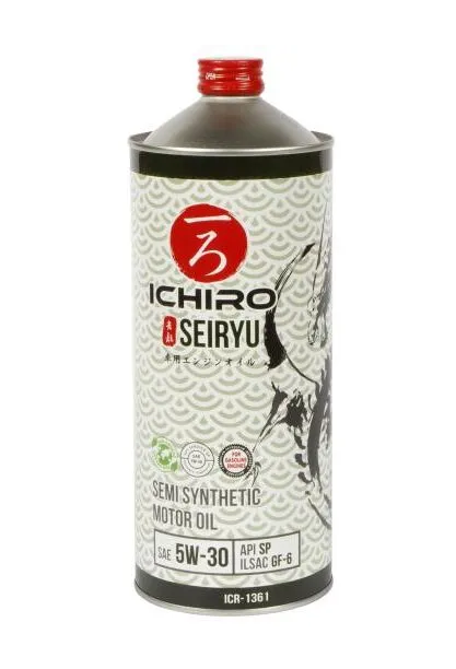 Масло моторное ICHIRO SEIRYU SEMI SYNTHETIC 5W30 API SP/ILSAC GF-6 1л.