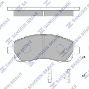 Колодки тормозные Hi-Q SP1228 (PN7398, TABP2042)