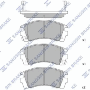 Колодки тормозные Hi-Q SP1488 (PN2225)