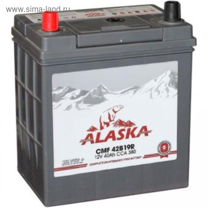 Аккумулятор ALASKA CMF 42B19R 40R