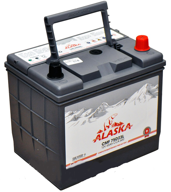 Аккумулятор ALASKA CMF 75D23L 65L