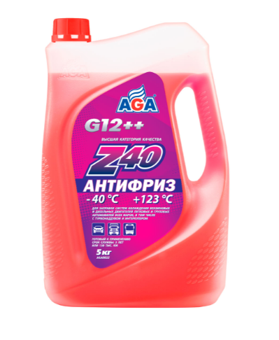 Антифриз AGA-Z40 (красный) 5л