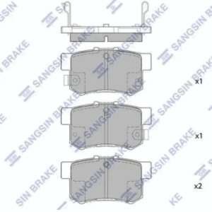 Колодки тормозные Hi-Q SP1368 (PN8397, TABP2342)