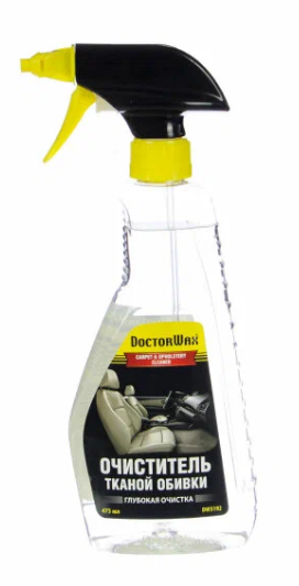 Очиститель DoctorWax тканой обивки спрей  475мл.