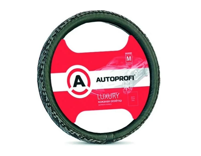 Оплетка руля AUTOPROFI AP-810 BK (M)