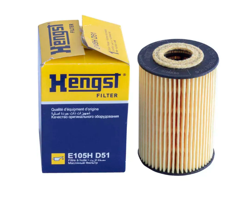 Фильтр масляный HENGST E105HD51 (картридж)