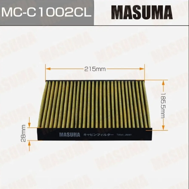 Фильтр салонный MASUMA MC-C1002CL (АС-111 vic)