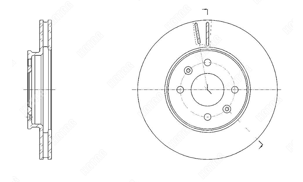 Диск тормозной G-brake GR-21346