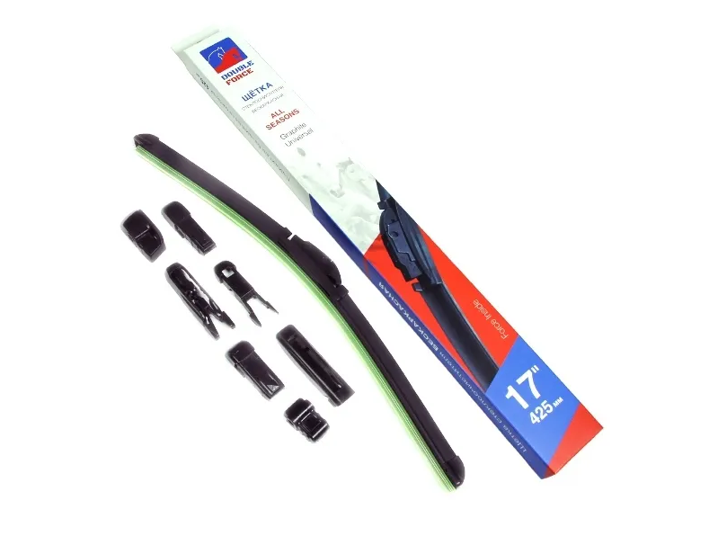 Щетка стеклоочистителя DOUBLE FORCE бескаркасная (425mm/17"")